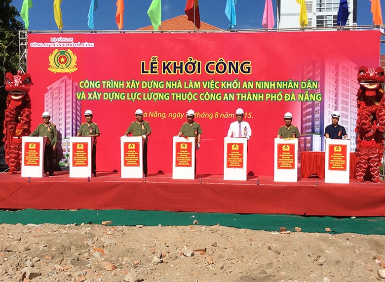 Công trình xây dựng nhà làm việc khối an ninh nhân dân và xây dựng lực lượng thuộc công an thành phố Đà Nẵng